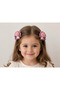Girl's Knitted Snap Buckle (Pink Shades)