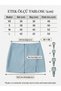 Women's Stylish Elastic Waist Zipper Slit Detailed Stretchy Mini Skirt - 5