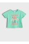 Crew Neck Printed Short Sleeve Baby Girl T-Shirt