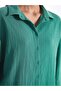 Textured Oversize Women's Shirt Tunic (S4) - 3