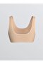 Non-Wired Non-Padded Plain Sports Bra (S6) - 3