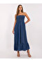 Rochie Dama Maxi, Lejera, ITALY MODA, Albastru inchis de Vara - 3