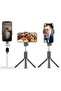ET ZP25 Mini Live Broadcast Selfie Stick, Foldable & Portable Tripod with Adjustable Bluetooth Remote - 2