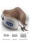 Electric Travel Neck Massage Pillow U Shaped Memory Foam Kneading Vibration Neck Head Support Pillow - 4