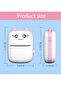 Portable Mini Pocket Printer BT Thermal Printer with Thermal Printing Paper USB Cable for Note Photo Web Document Printing - 3