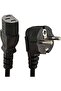 Power Cable for Computers – Black – Standard AC Power Cord Compatible with Desktop PCs, Monitors, Printers, and More