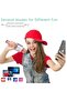 Wireless Bluetooth Karaoke Microphone for Kids, 5-in-1 Portable Handheld Mic Speaker Recorder FM Radio (Rose Gold) - 4