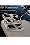 Camera Lens Protector for iPhone 15 Pro/Pro Max, 9H Tempered Glass, Matte Metal Plate - 3