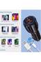 USB Car Charger Adapter With USB To Lightning Cable Dual Port Car USB Charger/Fast Car Adapter - 5