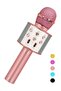 Karaoke Microphone for Kids Adults,Portable Bluetooth Microphone for Singing,Professional Voice Changer Blue Microph