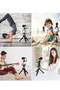Vlogging Live Streaming Kit With Microphone Tripod Black - 4