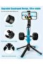Portable Selfie Stick Tripod with Detachable Wireless Remote, 3 in 1 Extendable Selfie Stick - 2