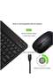 Ultra-Slim Bluetooth Keyboard and Mouse Combo Rechargeable Portable Wireless Keyboard Mouse Set - 4
