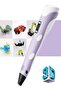 2nd Gen 3D Printing Pen with USB Power, Adjustable Speed/Temp, Low-Heat Nozzle, Ergonomic Design - 3