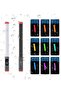 FM-128 RGB Led Light Waterproof Lighting Bar With OLED Display Indicator - 5