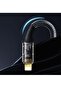 CA-1590/CA-1591 1.2 Meter 3A 36W Type-C to Lightning Transparent Data Cable - 5