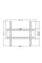 TV Stand/Television Stands for 26-70 Inch TV. Wall Mount TV Stand with Rugged Double Arm Bracket - 2