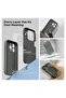 Liquid Silicone Case for iPhone 15 Pro Max with 2 Screen Protectors & Lanyard, Space Grey - 4