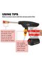 24V Cordless Portable Washer Electric High Pressure Cleaner Machine 30Bar Lithium Battery Handheld Car Cleaning Device With Foam Generator Nozzle Water Pump - 6