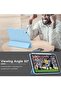 iPad 10th Generation Case (10.9 Inch, 2022) – Smart Case with Pencil Holder, Soft TPU Back, Auto Wake/Sleep Support – Azure Blue - 6