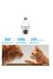 Bulb Camera 1080P, Night Vision IP Camera, PTZ Camera, 4X Digital Zoom Monitor, Home Security System, WiFi Camera Full Color - 3