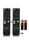 (2-Pack) Samsung TV Remote Control Replacement - Universal Remote for Smart TV, LG LED LCD Ultra 3D 4K TVs - Samsung BN59-01315A with Netflix Shortcut Buttons