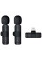 Wireless Lavalier Microphone for iPhone iPad, Plug and Play Mini Mic for YouTube TikTok Live Streaming