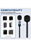 Microphone Handle Compatible with DJI Rode Wireless Go | Universal Interview Wireless Microphone Adapter - 3