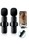 2 PCS Professional Wireless Lavalier Microphone for iPhone iPad only