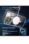 Magnetic Case for iPhone 15 Pro Max 6.7" with Mag-Safe Wireless Charging, Shockproof (Clear) - 6