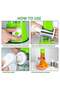 Manual Tabletop Drum Cheese Grater 3 In 1 Rotary Shredder Slicer Grinder For Cucumber Nut Potato Carrot Cheese Vegetable Salad Shooter - 5
