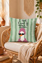 غطاء وسادة مزخرف مطبوع عليه نص I Lied Duck، ديكور عصري ممتع، مقاس 43x43 سم - 4