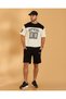 Men Ivory And Black Cut And Sewn T Shirt - 5
