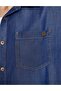 Cobalt Blue Comfort Fit Jean Shirt 50325403-Vr032 - 6