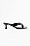 Anna Women's Flip-Flop Heeled Slippers – Square Toe Thin Heel Casual Stylish Summer Sandals - 3