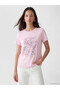 Original Oval Collar Printed Women's T-Shirt