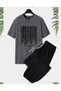 Unisex Oversize Shorts Set Short Sleeve T-Shirt Comfortable Fit Summer Casual Sports