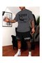 Unisex Oversize Shorts Set Short Sleeve T-Shirt Comfortable Fit Summer Casual Sports