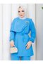 Women's Hijab Suit - Hijab Top and Bottom Set - Hijab Shirt and Pants - Tie-Waist Ayrobin Fabric - 6