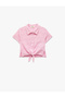 Girl's Shirt with Collar and Embroidered Blouse - 3