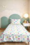Pastel Polka Dot Youth Room Single Pique Set-Pink Mint Yellow 160X220Cm Quilted Bedspread - 6