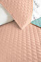 Pastel Geometric Young Girl's Room Single Pique Set - Marble Powder Mint 160X220 cm Bedspread - 3