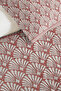 Geometric Tile Young Room Single Pique Set - Retro Beige 160X220 cm Quilted Bedspread - 3