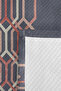 Geometric Gray Young Room Single Pique Set-Modern Powder Salmon 160X220 cm Quilted Bedspread - 7