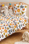 Safari Animal Kids' Room Single Pique Set - Colorful Cute 160X220 cm Quilted Bedspread - 2