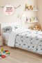 Blue Sailor Marine Children's Room Single Pique Set-White Orange 160X220Cm Quilted Summer Coverlet