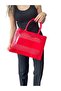 Red and Purple Hollow Beach Bag