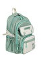 Licensed Logo Patterned Waterproof Twill Fabric Set of 3 Primary School Bags - 5