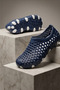 Aqua Wave - Unisex(36-45) Flexible Navy Blue-White Sea Shoes |   Special Embossed Non-Slip Sole, H