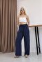 Aurea Women's Comfortable Tencel Pants with Elastic Waist and Wide Legs - 4